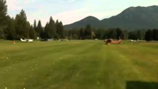 preview picture of video 'Cessna 185 take off Crawford Bay'