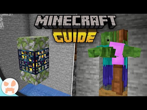 EASY ZOMBIE SPAWNER XP FARM! | The Minecraft Guide - Tutorial Lets Play (Ep. 12)