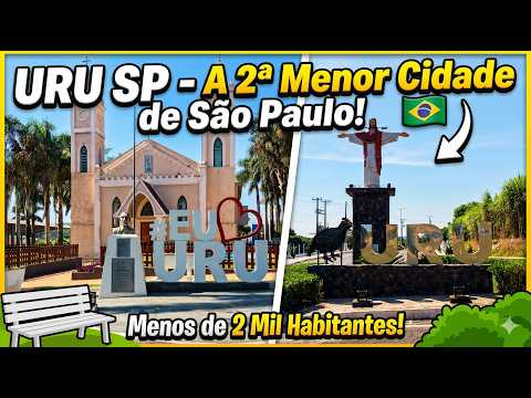 Conheça Uru SP 🇧🇷 A 2ª Menor Cidade do Estado de São Paulo!