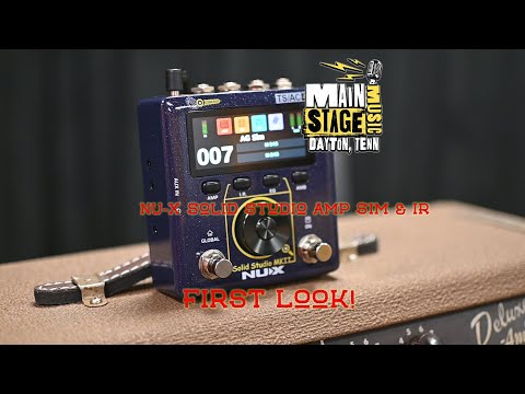 NU-X Solid Studio MKII Preamp & Tube Amp Cab Sim IR loader Pedal First Look