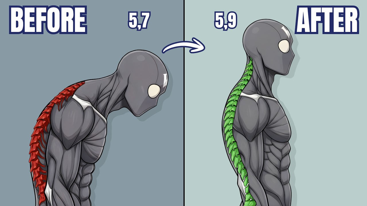 How I Grew 2 Inches by Fixing My Posture (10min/day only)