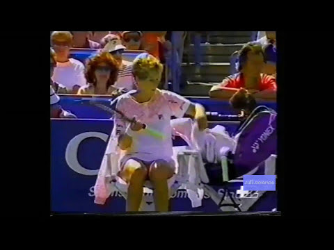 FULL VERSION Seles vs Fernandez 1991 US Open (Italian Language)