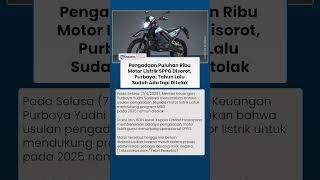 Program Motor Listrik SPPG MBG Disorot, Purbaya Sebut Pengadaan Sudah Ada tapi Sempat Ditolak