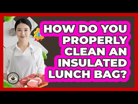 How Do You Properly Clean An Insulated Lunch Bag?