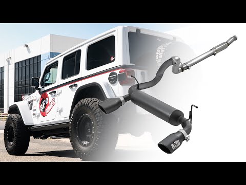 aFe POWER Jeep Wrangler (JL) 2.0T Rebel Series Cat-Back Exhaust System