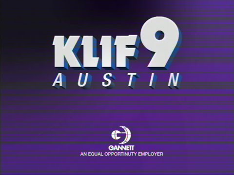Gannett station ID mock: KLIF-TV (1988)