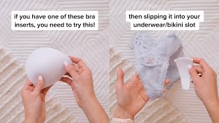 Have a Padded Bra Insert Try This!