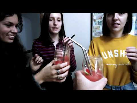 The Girls Last Cocktail Before Uni A Fresh Strawberry Daiquiri Farewell
