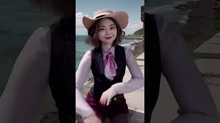 AI Dance Girl 652 - Haru Okumura Persona 5 Real Char Dancing #DancingAI #P5R #Persona