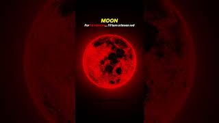 Next Blood Moon Of 2026 ☠️ #Space #Earth #Sun