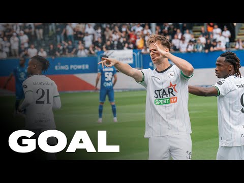 GOAL! Mathieu Maertens maakt de 1 - 0 tegen Sporting Charleroi