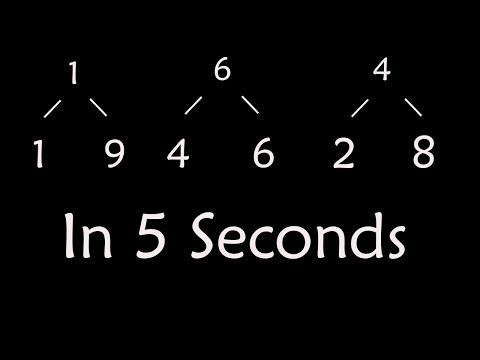 Vedic maths - solve difficult maths in 5 seconds