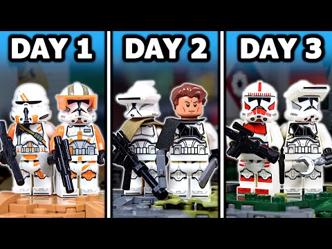 I built 3 LEGO Clone Bases in 3 Days…