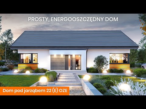 Dom pod jarząbem 22 (E) OZE -  Energooszczędny dom parterowy - ARCHON+ Projekty Domów