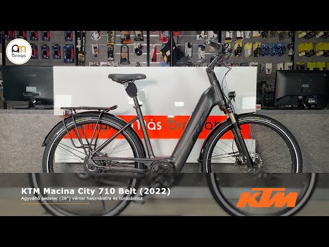 KTM Macina City 710 Belt (2022, unisex) - Ambringa Ebike Videók
