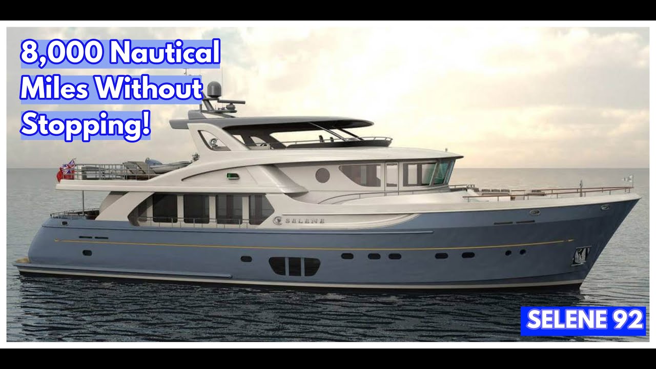 A TRAWLER YACHT With A Range Of 8,000 NM