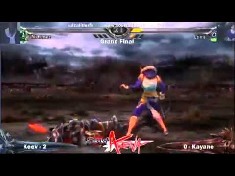 Soul Arena #4 Grand Finals : Kayane (Leixia) VS Keev (Nightmare) Soul Calibur V