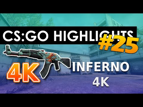 CS:GO HIGHLIGHTS #25 - INFERNO 4K [DANSK CSGO HIGHLIGHT]