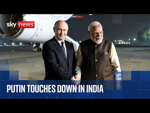 Putin touches down in India as he arrives for state visit