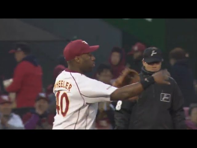 【6回表】攻守に躍動!! イーグルス・ウィーラー 気迫のダイブで則本を援護!! 2017/4/4 E-H