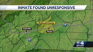 McDowell County murder suspect dies after being found unresponsive in jail cell, deputies say