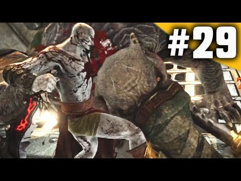 God of War 4 Ascension Walkthrough Part 29 - Kratos V.S. Three Elephantaurs [GoW 4]