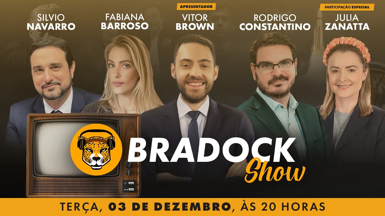 Bradock Show 03/12/24 - Vitor Brown, Rodrigo Constantino e convidados
