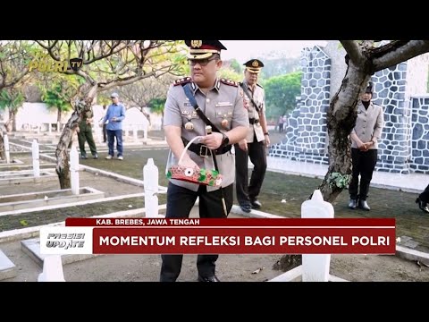 PRESISI UPDATE: PERINGATI HARI BHAYANGKARA POLRES BREBES UPACARA ZIARAH &amp; TABUR BUNGA 24/06/25 10.00
