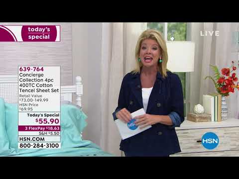 HSN | Concierge Collection Bedding 03.12.2019 - 03 PM