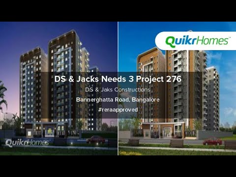 DS & Jacks Needs 3 Project 276 | Bannerghatta Road | Bangalore | Apartment tour | Quikr Homes