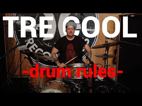 How to play drums like TRE COOL (Green Day Drum Lesson)