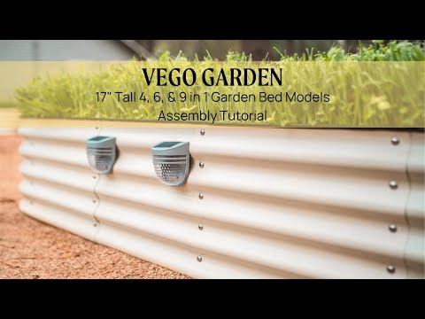 Raised Bed 17" Tall 4, 6, 9-in-1 Models Assembly Tutorial | Vego Garden