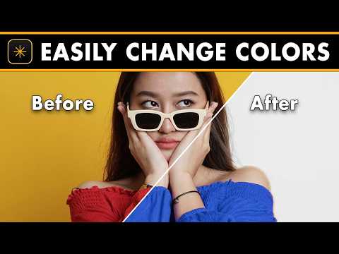 How To Change Object Colors In Luminar Neo - Super EASY!