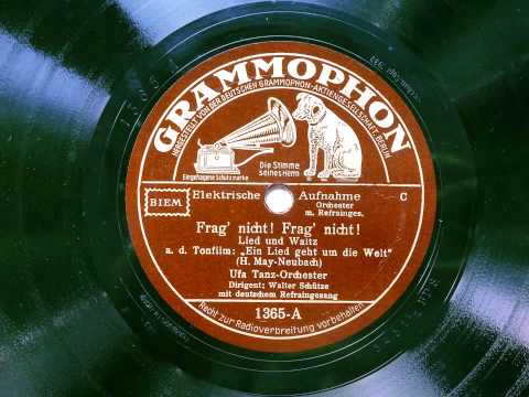 Frag' nicht! Frag' nicht!  (Ufa-Tanz-Orchester) 1933