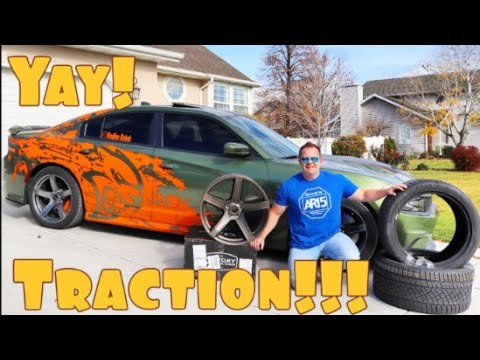 Installed Continental ExtremeContact tires on my Hellcat!