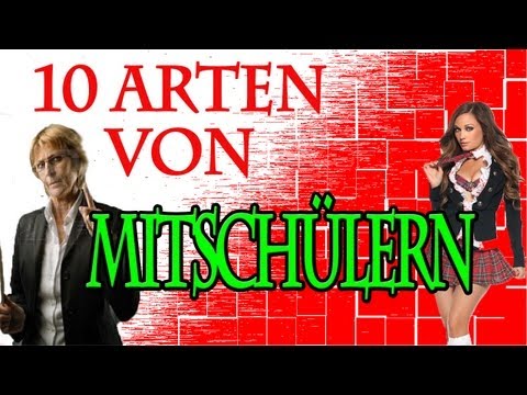 10 Arten von : MITSCHÜLERN