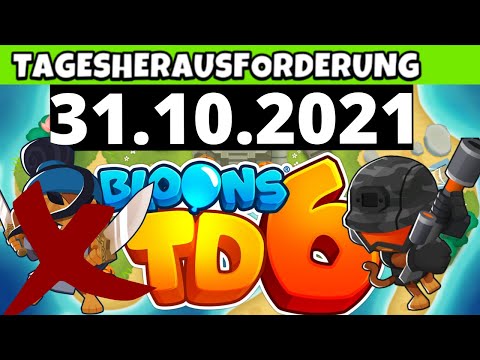 BTD6 TAGESHERAUSFORDERUNG / DAILY CHALLENGE - FNAF 6 ~BY LEFTY - 31.10.2021