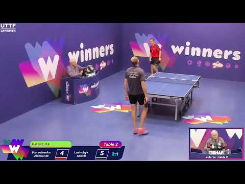 Winners League 08.10.21 Storozhenko Oleksandr - Lushchyk Andrii 11-00