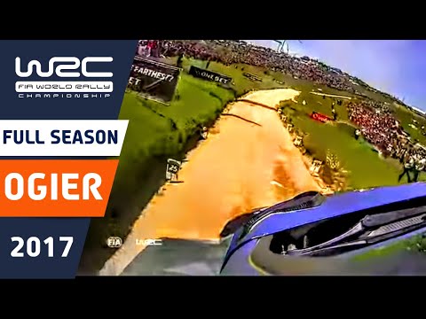 OGIER onboard 2017 ALL RALLY COMPILATION: ice, snow, asphalt, gravel, mud.