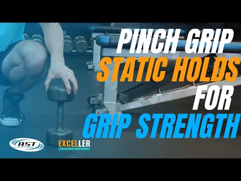 Pinch Grip Dumbbell Static Hold | Improve Grip Strength