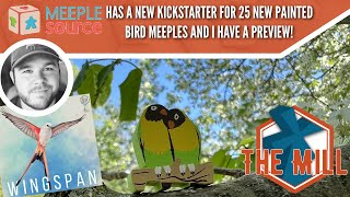 MeepleSource Has a New Kickstarter for Wingspan Painted Bird Meeples. Here's a Preview! - The Mill