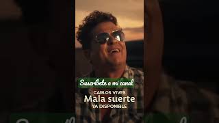 @carlosvives presenta “Mala Suerte” | #zonacaptiva  #musica #carlosvives #shorts #suscribete