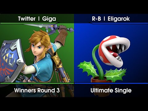 Dreamland Weekly #18 - Giga (Link) Vs. Eligarok (Piranha Plant) SSBU Ultimate Tournament