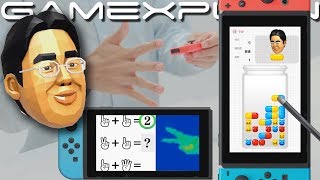 Brain Age Switch Overview Trailer - Stylus, Dr Mario, Joycon Games, Home Button Light, & More!