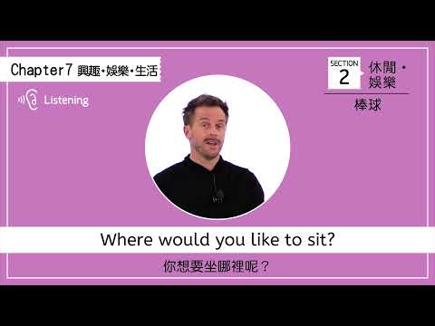 【與老外面對面的5秒回話訓練】 休閒・娛樂｜棒球