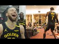 Buddy Hield had Warriors locker room hyped walking in after Game 7 win vs Rockets 😂
