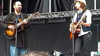 Brandi Carlile &amp; Dave Matthews &quot;Angel From Montgomery&quot; DMB Caravan Randall&#39;s Island N2