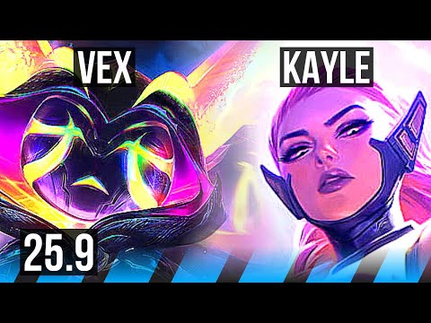 VEX vs KAYLE (MID) | Legendary, 17/3/8 | EUW Diamond | 25.9