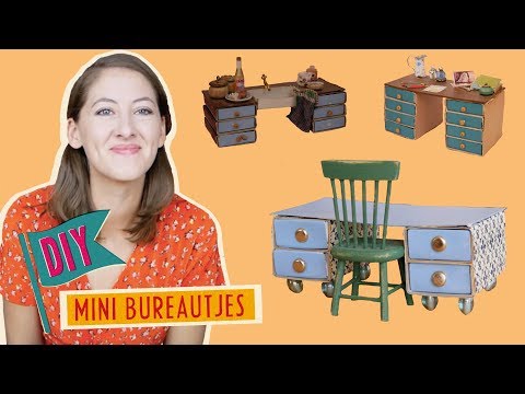 Tiny Desks from Matchboxes