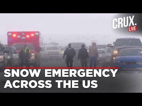 US Snowstorm LIVE | EMERGENCY Declared In 16 States As Winter Storm Fern Freezes America | Weather